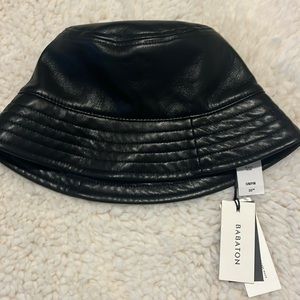 Aritzia Vegan leather bucket hat
